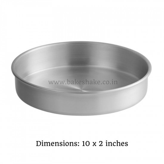 Round Aluminium Cake Mould Dia 10 inch